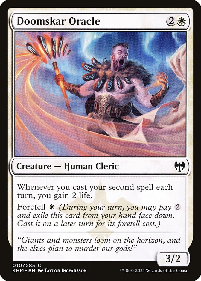 Doomskar Oracle - carta Magic The Gathering