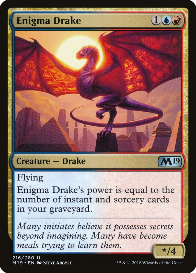 Enigma Drake - carta Magic The Gathering