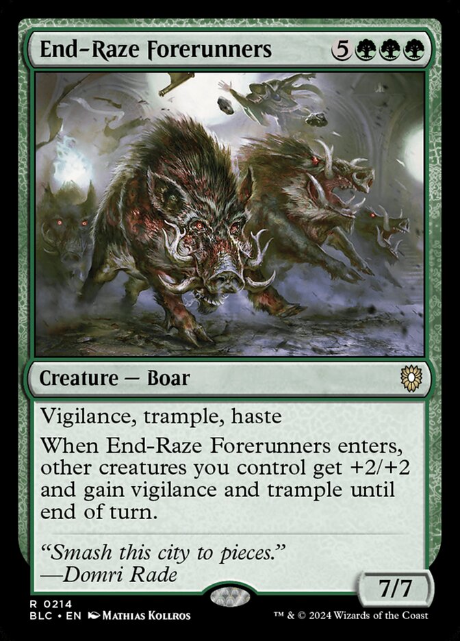 End-Raze Forerunners - BLC-214-NF-STD