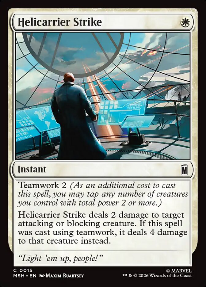 Helicarrier Strike - carta Magic The Gathering