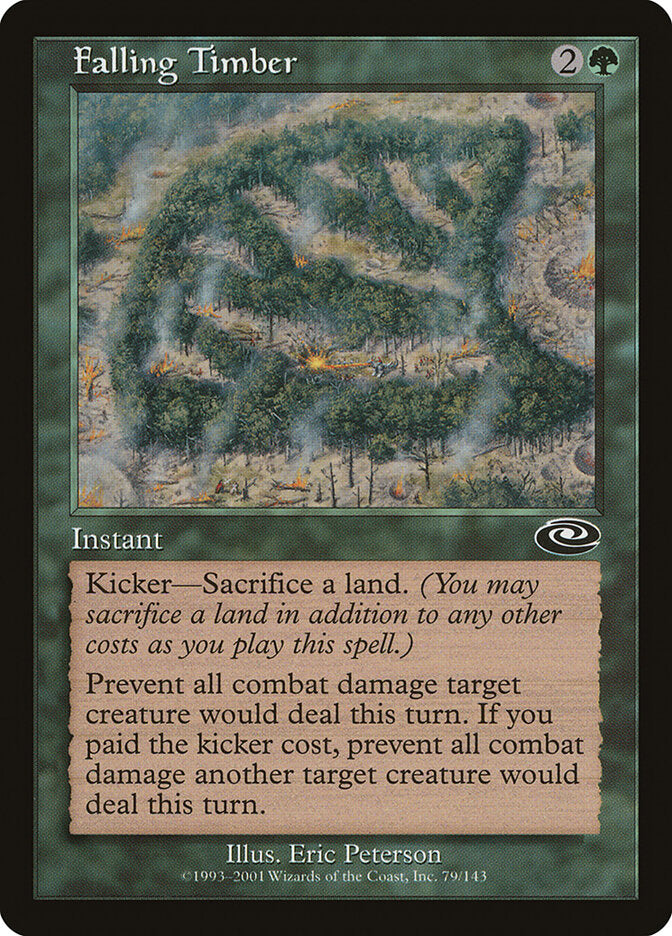 Falling Timber - carta Magic The Gathering