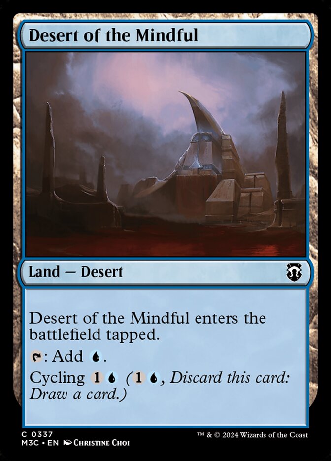 Desert of the Mindful - carta Magic The Gathering