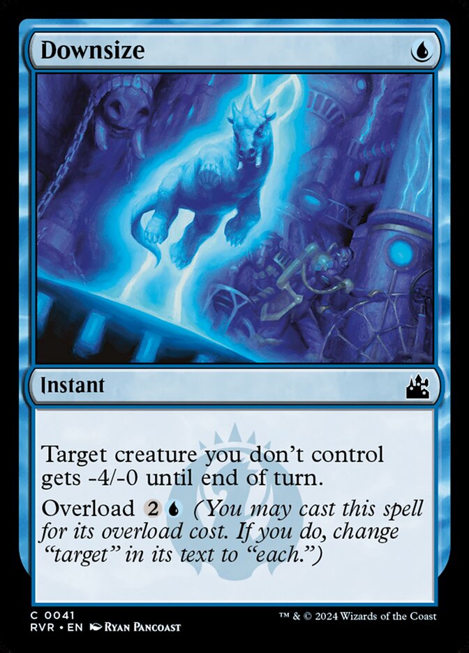 Downsize - carta Magic The Gathering