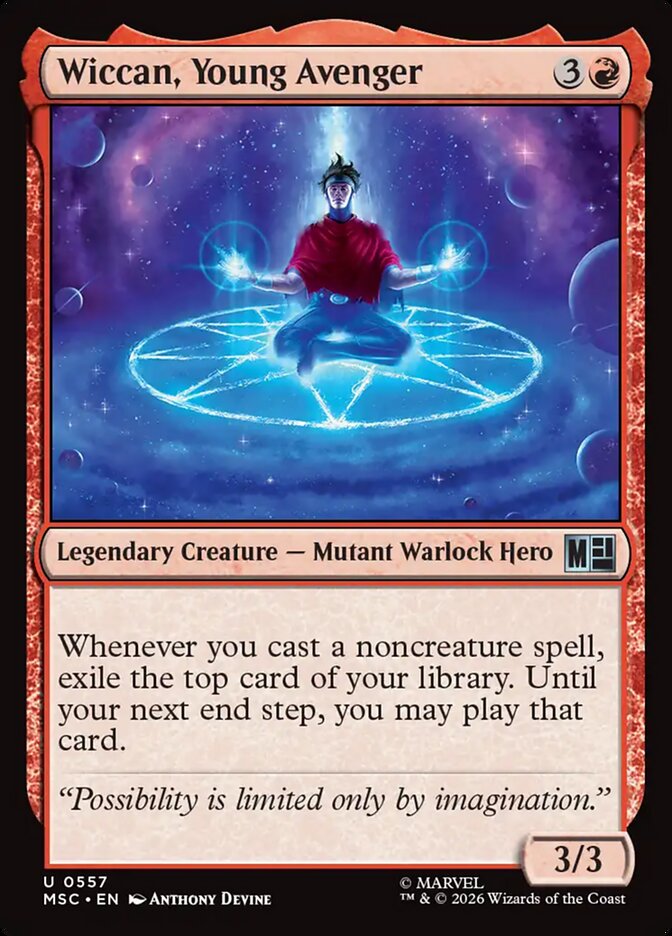 Wiccan, Young Avenger - carta Magic The Gathering