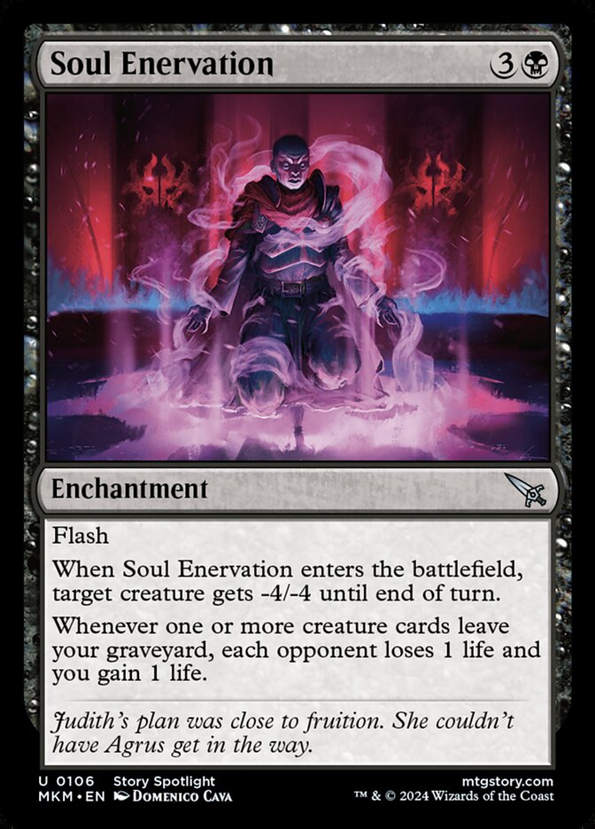 Soul Enervation - carta Magic The Gathering
