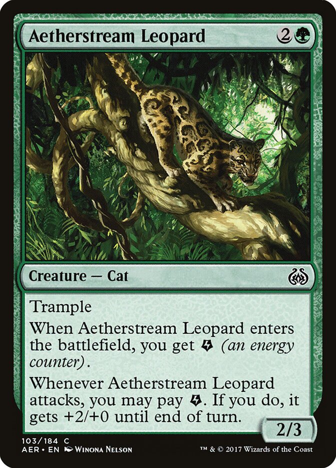 Aetherstream Leopard - carta Magic The Gathering