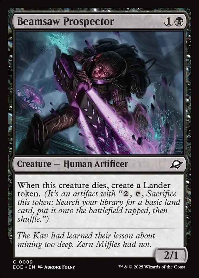 Beamsaw Prospector - carta Magic The Gathering