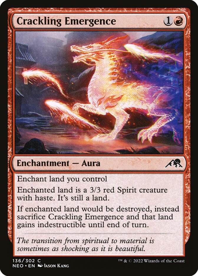 Crackling Emergence - carta Magic The Gathering