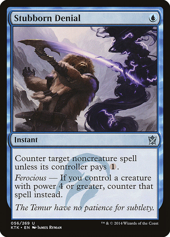 Stubborn Denial - carta Magic The Gathering