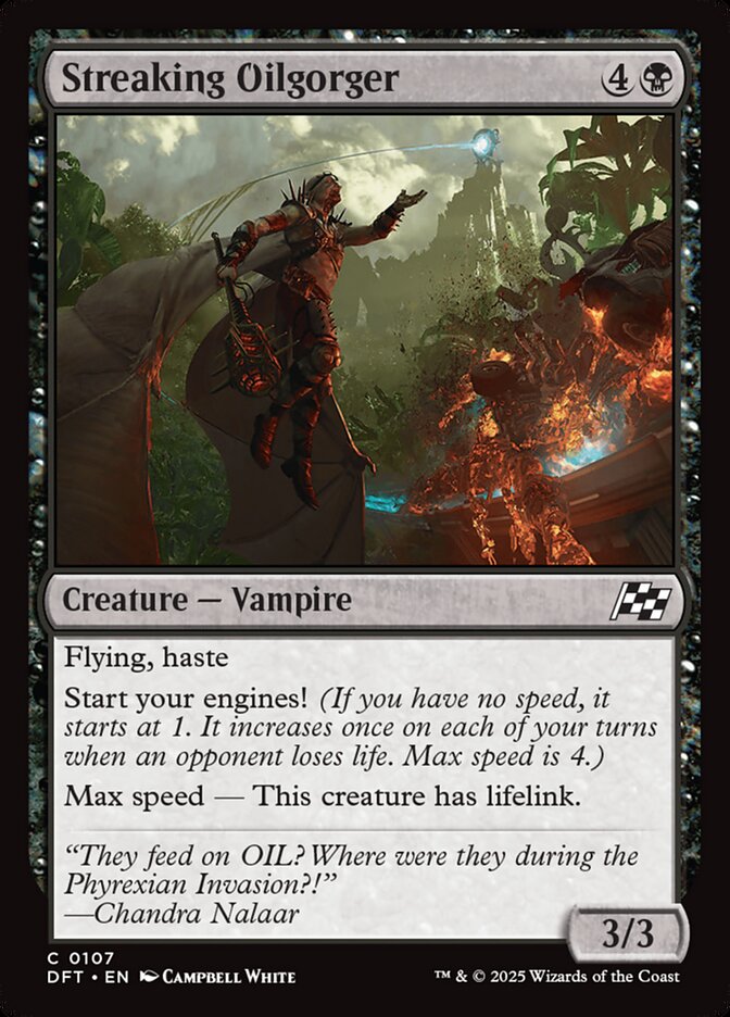 Streaking Oilgorger - carta Magic The Gathering