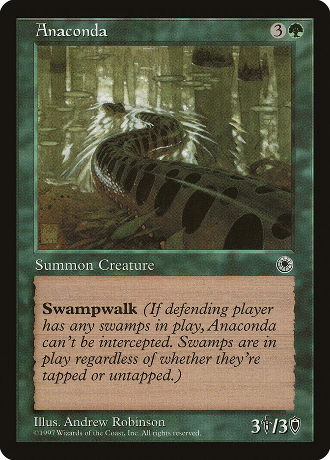 Anaconda - carta Magic The Gathering