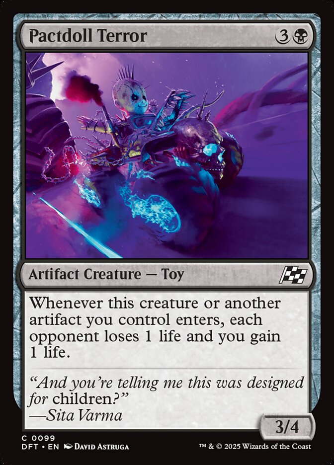 Pactdoll Terror - carta Magic The Gathering