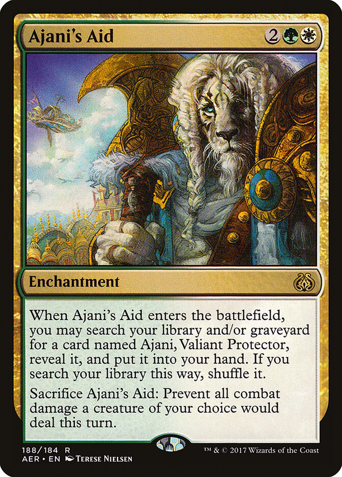 Ajani's Aid - carta Magic The Gathering