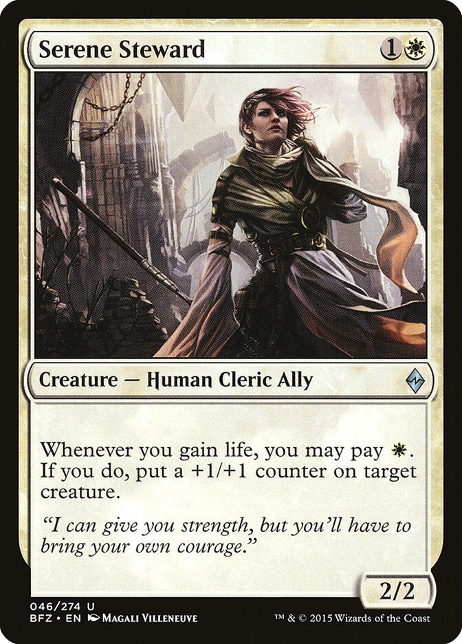 Serene Steward - carta Magic The Gathering