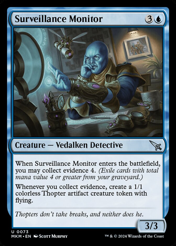 Surveillance Monitor - carta Magic The Gathering