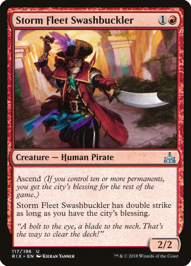 Storm Fleet Swashbuckler - carta Magic The Gathering