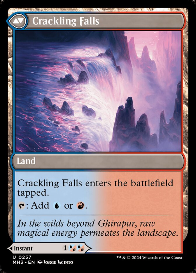 Crackling Falls - carta Magic The Gathering