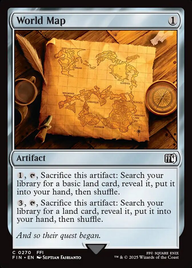 World Map - carta Magic The Gathering