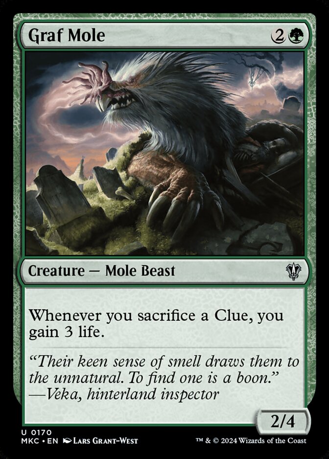 Graf Mole - carta Magic The Gathering