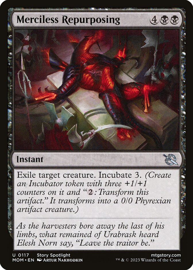 Merciless Repurposing - carta Magic The Gathering