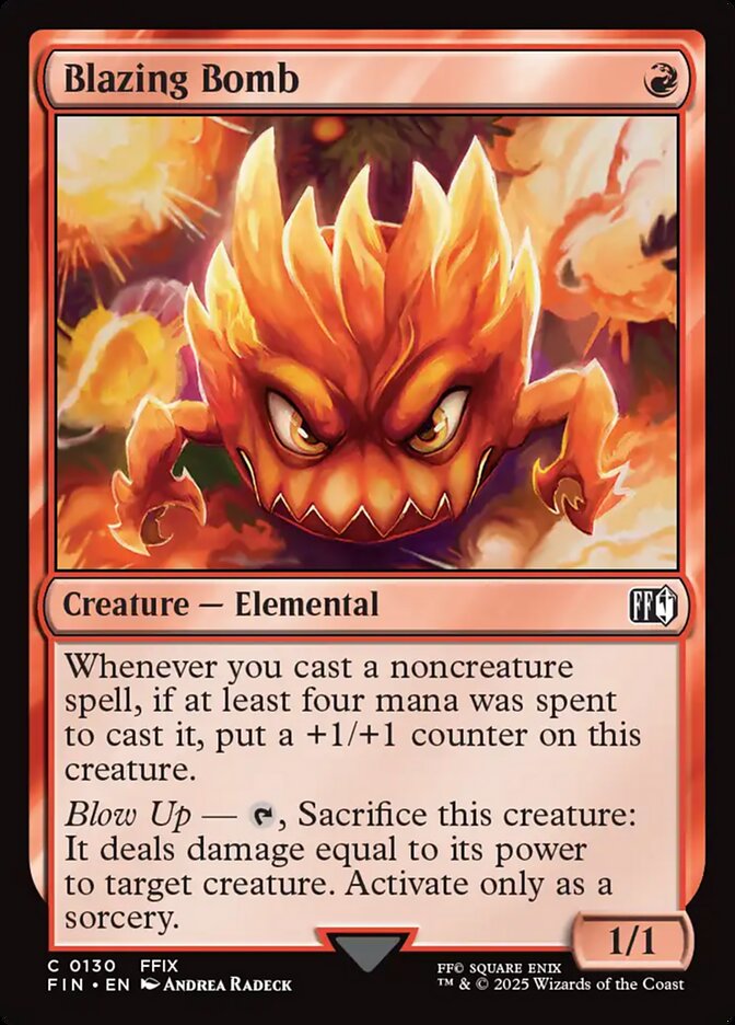 Blazing Bomb - carta Magic The Gathering