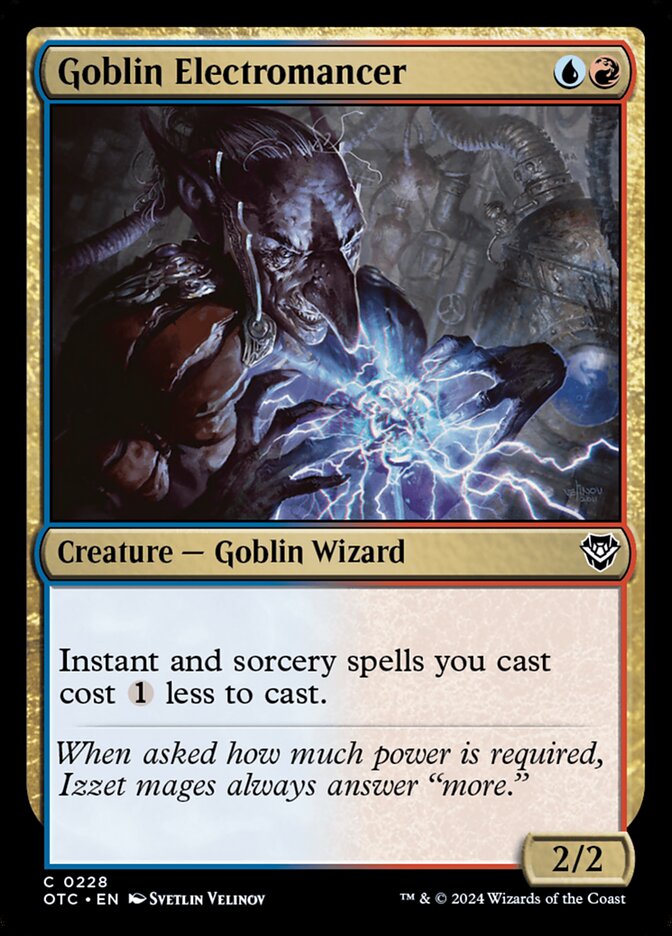 Goblin Electromancer - carta Magic The Gathering