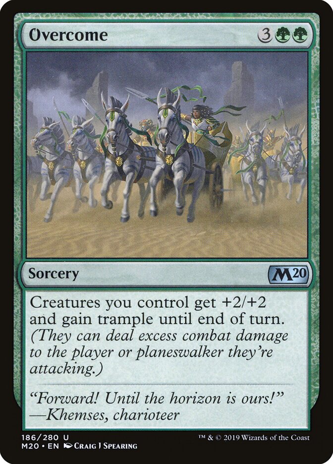 Overcome - carta Magic The Gathering