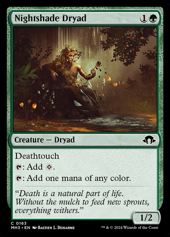Nightshade Dryad - carta Magic The Gathering