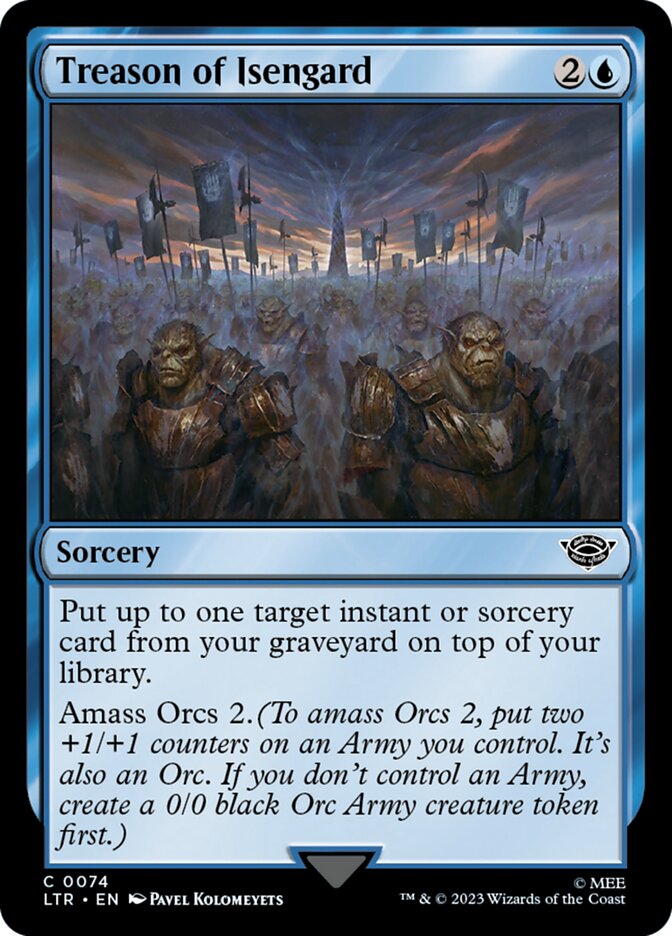 Treason of Isengard - carta Magic The Gathering
