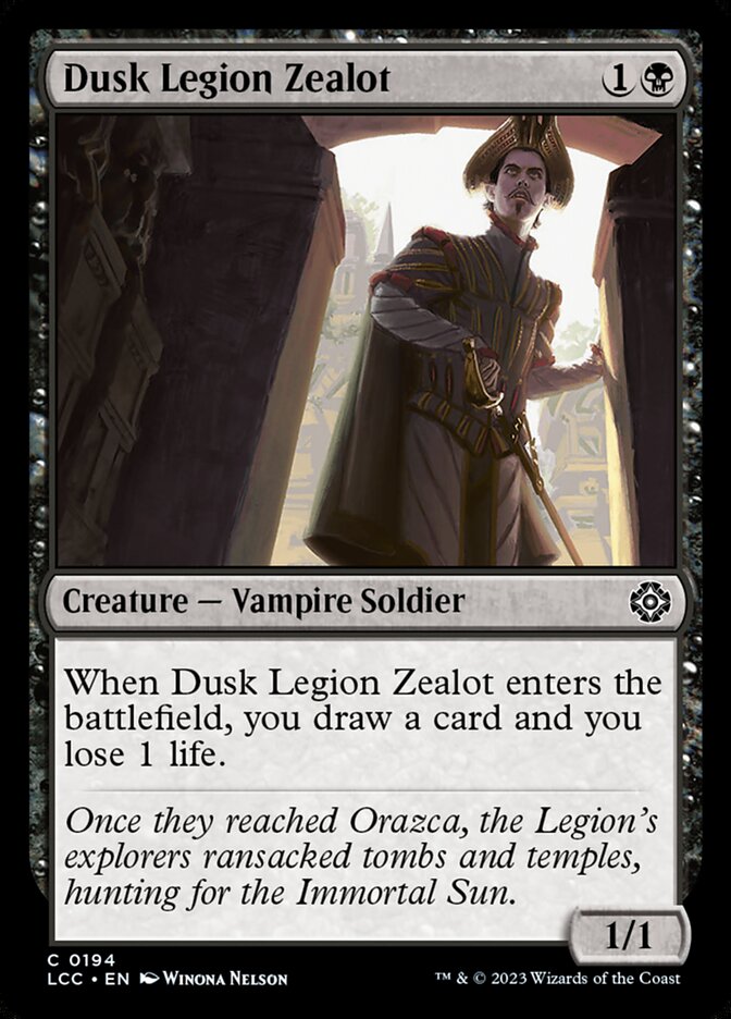 Dusk Legion Zealot - carta Magic The Gathering