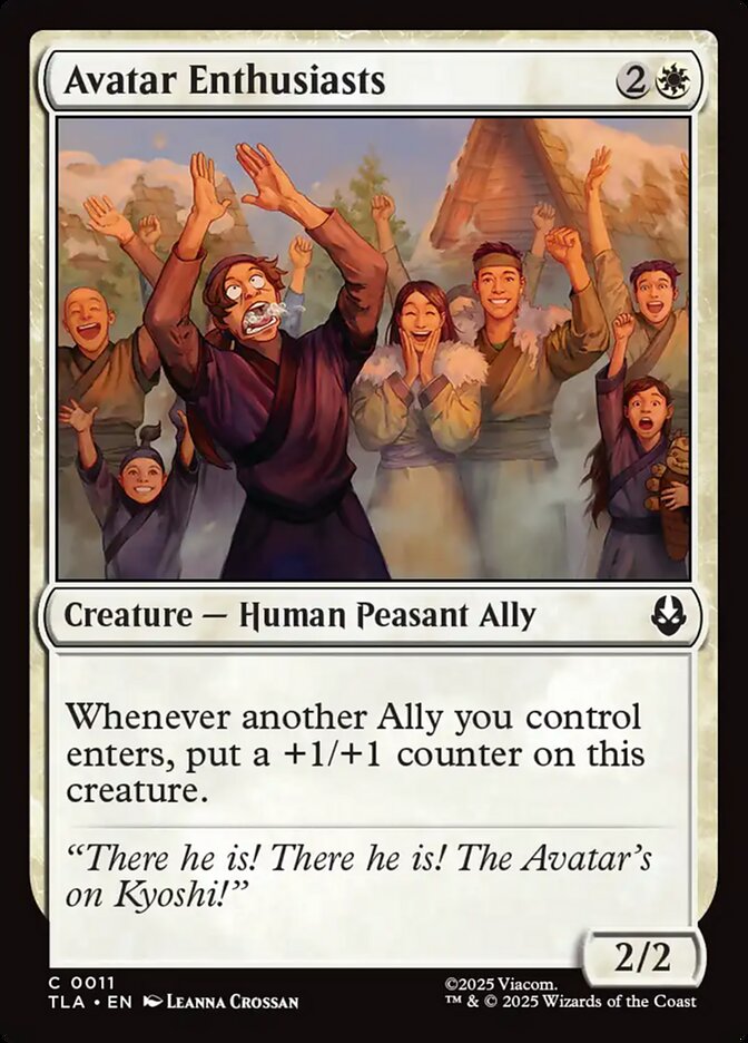 Avatar Enthusiasts - carta Magic The Gathering
