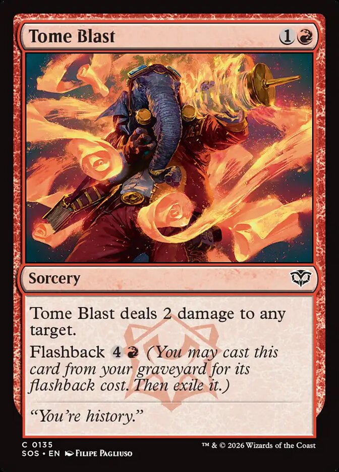 Tome Blast - SOS-135-NF-STD