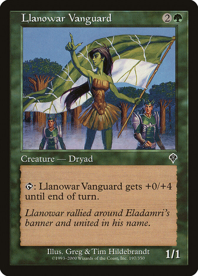 Llanowar Vanguard - carta Magic The Gathering