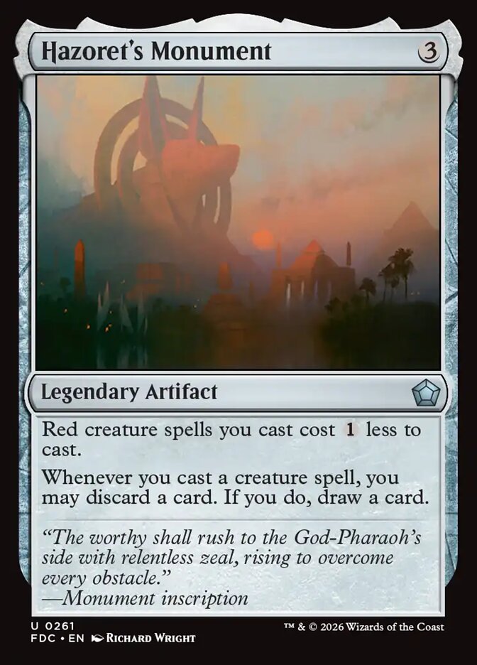 Hazoret's Monument - carta Magic The Gathering
