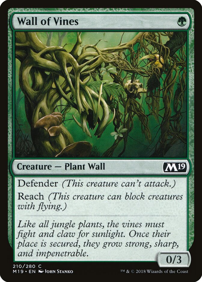 Wall of Vines - carta Magic The Gathering