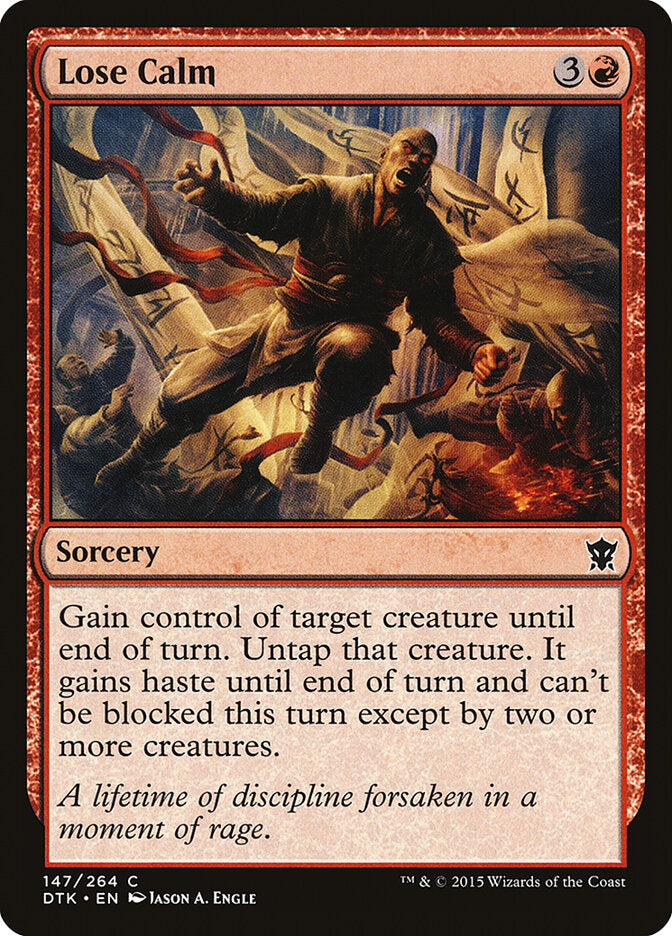 Lose Calm - carta Magic The Gathering