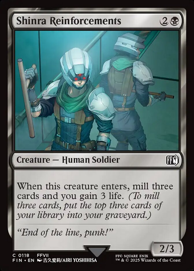 Shinra Reinforcements - carta Magic The Gathering