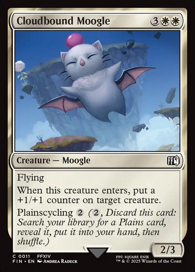 Cloudbound Moogle - carta Magic The Gathering