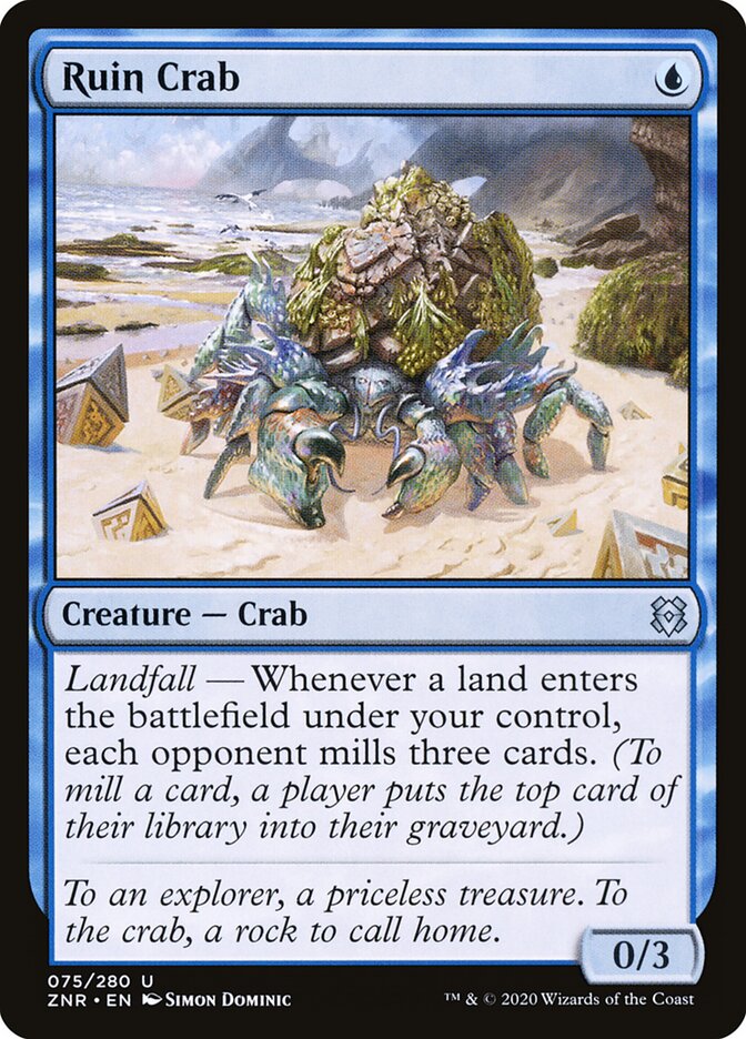 Ruin Crab - carta Magic The Gathering