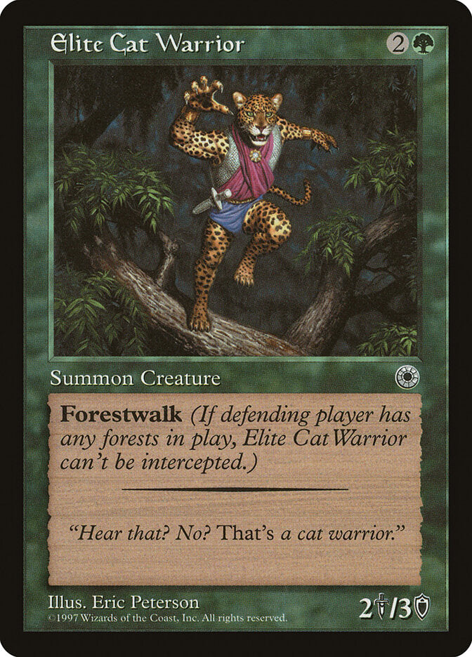 Elite Cat Warrior - carta Magic The Gathering
