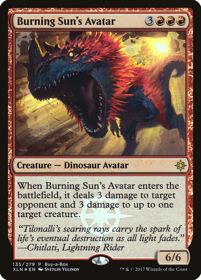 Burning Sun's Avatar - carta Magic The Gathering