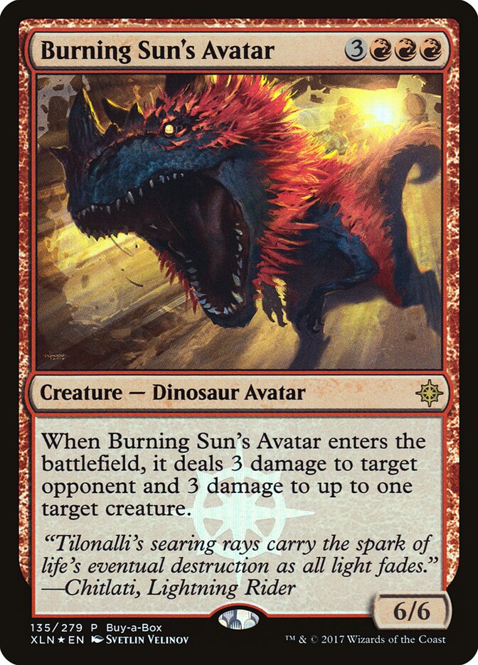 Burning Sun's Avatar - carta Magic The Gathering