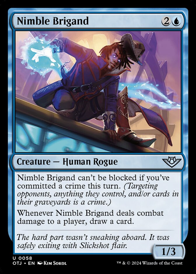 Nimble Brigand - carta Magic The Gathering