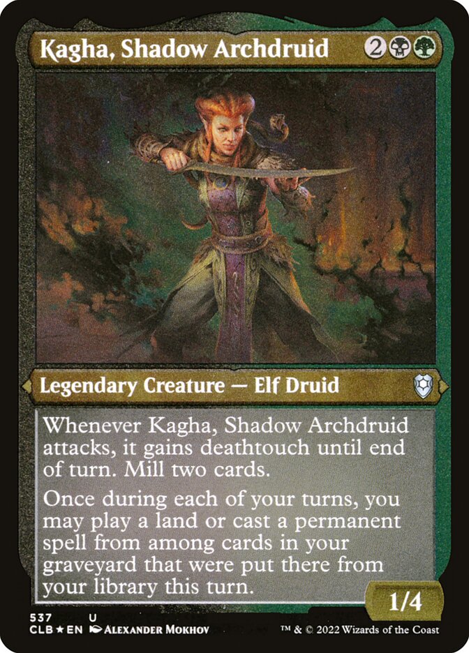 Kagha, Shadow Archdruid - carta Magic The Gathering