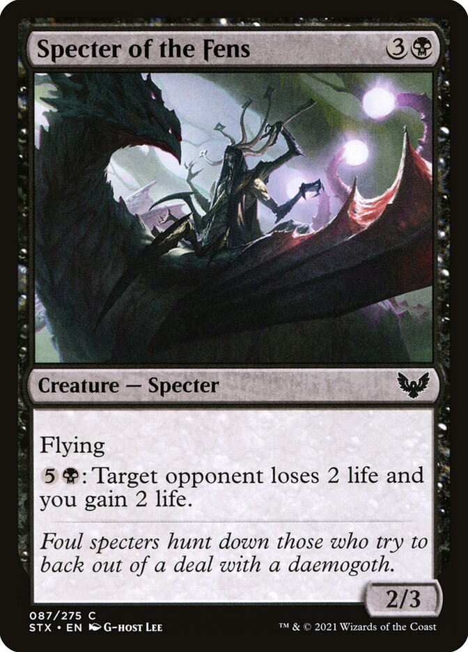 Specter of the Fens - carta Magic The Gathering