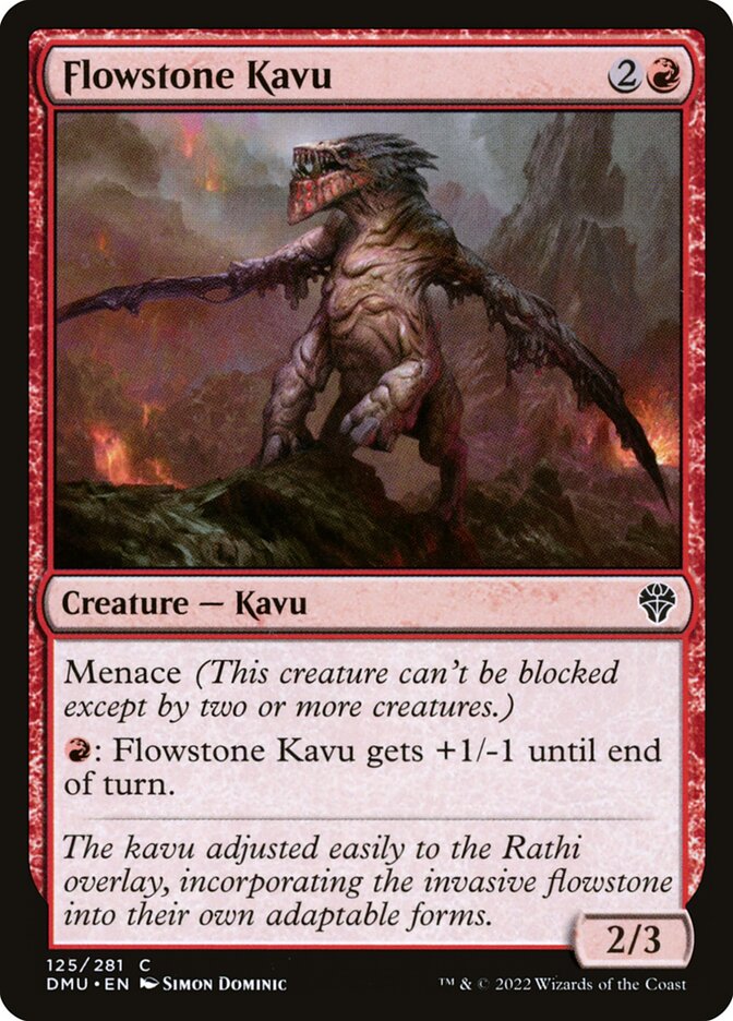 Flowstone Kavu - carta Magic The Gathering