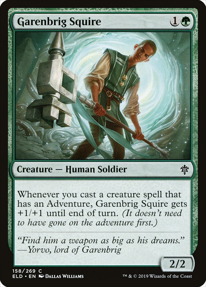 Garenbrig Squire - carta Magic The Gathering