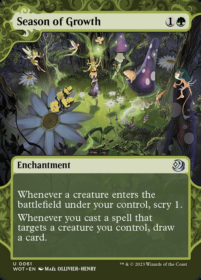 Season of Growth - carta Magic The Gathering