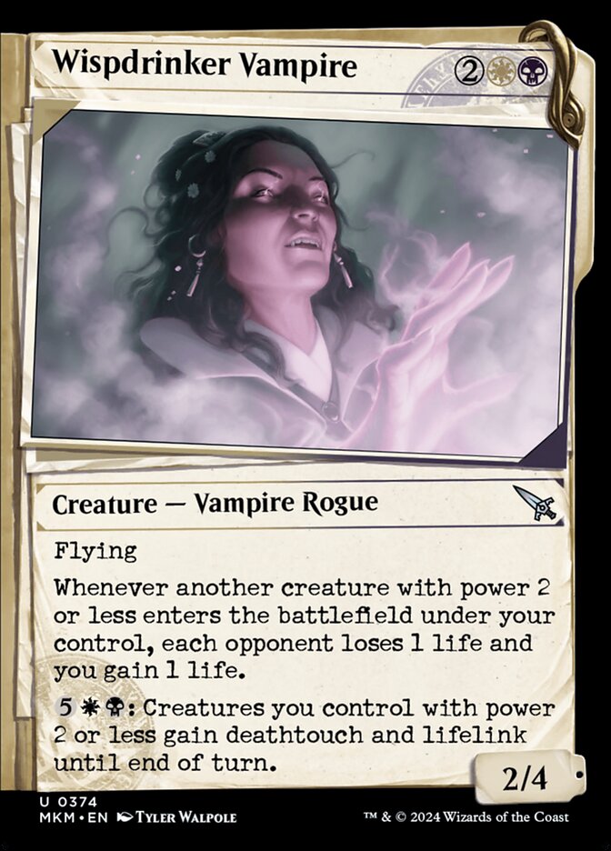 Wispdrinker Vampire - carta Magic The Gathering