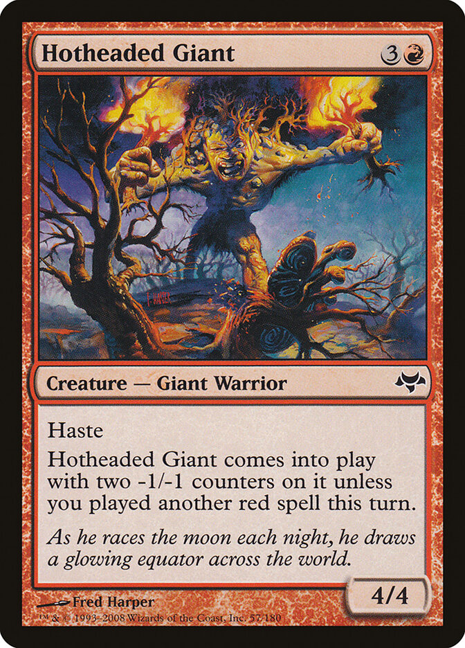 Hotheaded Giant - carta Magic The Gathering